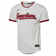 White Cleveland Guardians Nike Youth Home Stadium Jersey