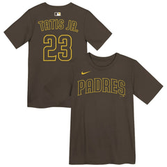 Brown Fernando Tatis Jr. San Diego Padres Nike Preschool Name & Number T-Shirt