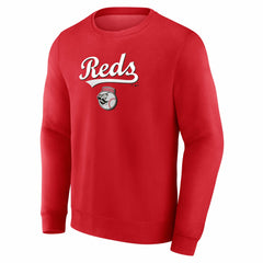 Red Cincinnati Reds Team Lockup Sweatshirt