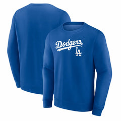 Royal Los Angeles Dodgers Team Lockup Sweatshirt