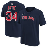 Navy David Ortiz Boston Red Sox Nike Youth Name & Number T-Shirt