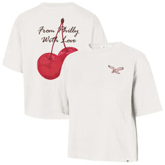 '47 Women's Love Letter Reed City T-Shirt - Philadelphia Eagles T-shirts