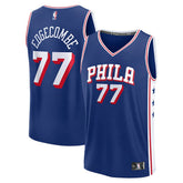 Fanatics V. J. Edgecombe Philadelphia 76ers Youth 2025 NBA Draft First Round Pick Fast Break Replica Jersey