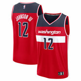 Fanatics Tre Johnson III Washington Wizards 2025 NBA Draft First Round Pick Fast Break Replica Jersey
