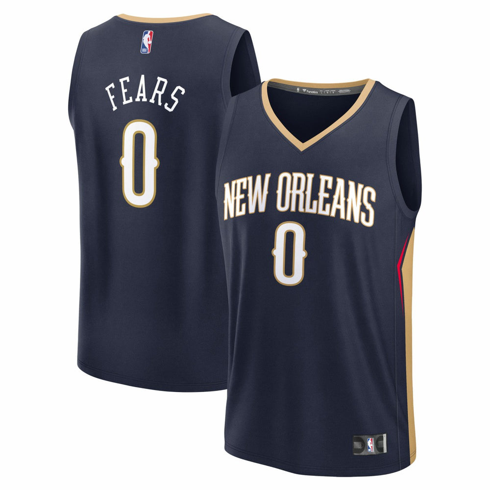 Fanatics Jeremiah Fears New Orleans Pelicans 2025 NBA Draft First Round Pick Fast Break Replica Jersey