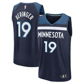Fanatics Joan Beringer Minnesota Timberwolves 2025 NBA Draft First Round Pick Fast Break Replica Jersey