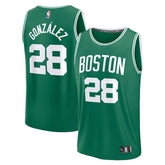 Fanatics Hugo Gonzalez Boston Celtics 2025 NBA Draft First Round Pick Fast Break Replica Jersey