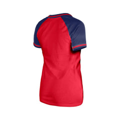Red Philadelphia Phillies New Era Women's Gameday V-Neck T-Shirt