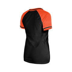 Black San Francisco Giants New Era Women's Gameday V-Neck T-Shirt