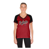 Red Arizona Diamondbacks New Era Women's Gameday V-Neck T-Shirt