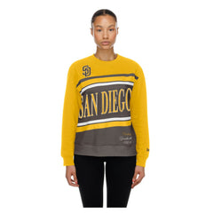 Brown/Gold San Diego Padres New Era Women's Gameday Fleece Sweatshirt