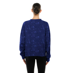Royal Los Angeles Dodgers New Era Women's Throwback Oversized Boxy Sweatshirt