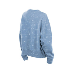 Light Blue Philadelphia Phillies New Era Women's Throwback Oversized Boxy Sweatshirt