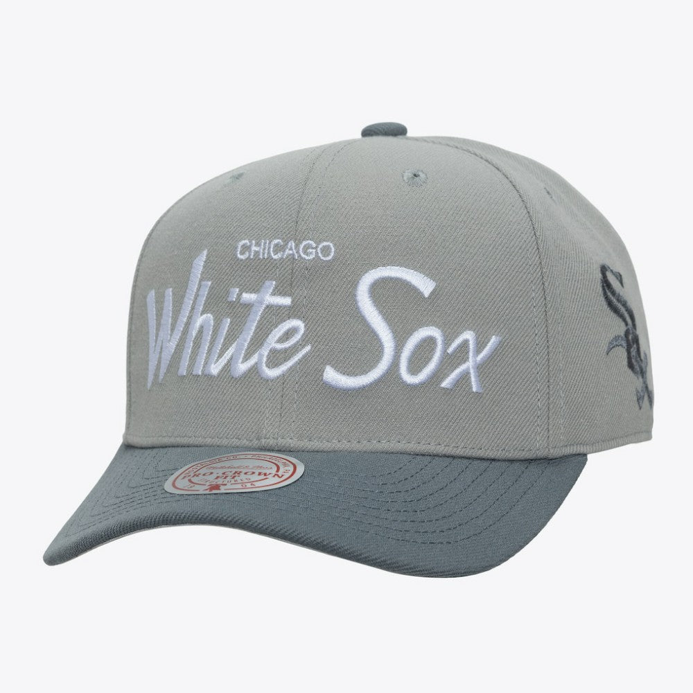 Gray Chicago White Sox Mitchell & Ness Thunderstorm Head Coach Pro-Crown Adjustable Hat