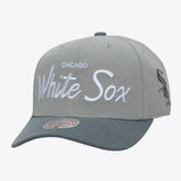 Gray Chicago White Sox Mitchell & Ness Thunderstorm Head Coach Pro-Crown Adjustable Hat