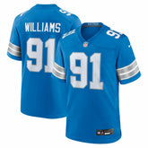 Tyleik Williams Team Game Jersey - Detroit Lions Jerseys