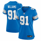 Tyleik Williams Women's Team Game Jersey - Detroit Lions Jerseys