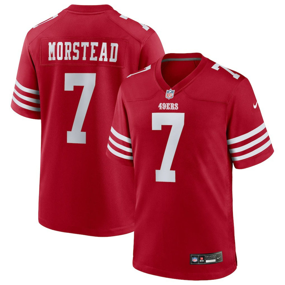 Thomas Morstead Team Game Jersey - San Francisco 49ers Jerseys
