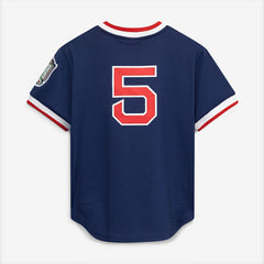 Navy Nomar Garciaparra Boston Red Sox Mitchell & Ness Authentic Batting Practice Jersey
