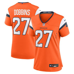 J.K. Dobbins Women's Team Game Jersey - Denver Broncos Jerseys