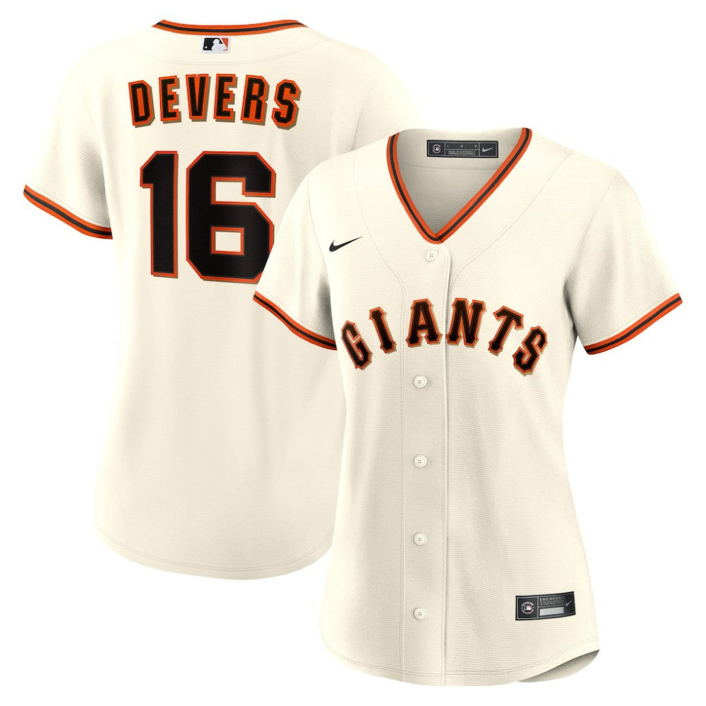 White Rafael Devers San Francisco Giants Nike Women's Home Replica Jersey