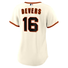 White Rafael Devers San Francisco Giants Nike Women's Home Replica Jersey