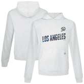 White Los Angeles Dodgers Levelwear City Connect Relay Core Logo Pullover Hoodie