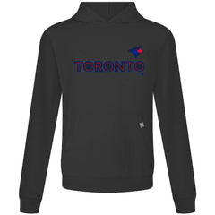 Black Toronto Blue Jays Levelwear City Connect Relay Core Logo Pullover Hoodie