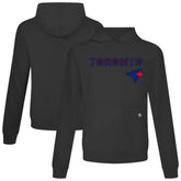 Black Toronto Blue Jays Levelwear City Connect Relay Back Splash Pullover Hoodie