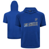 Royal Los Angeles Dodgers Levelwear City Connect Phase Core Logo Pullover Hoodie T-Shirt