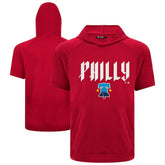 Red Philadelphia Phillies Levelwear City Connect Phase Back Plash Hoodie T-Shirt