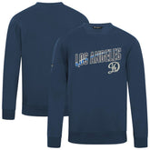Navy Los Angeles Dodgers Levelwear City Connect Zane Back Splash Sweatshirt