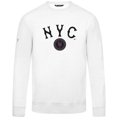 White New York Mets Levelwear City Connect Zane Back Splash Sweatshirt