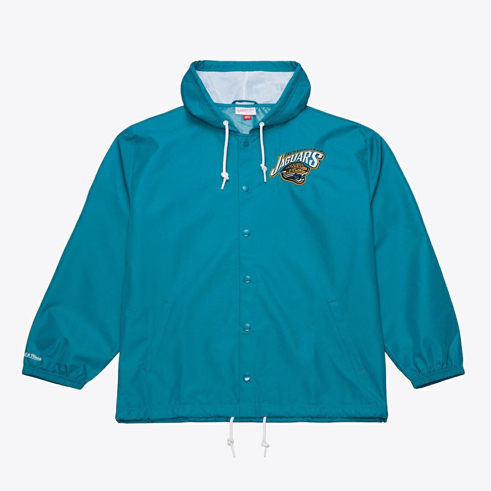 Coaches Full-Snap Hooded Windbreaker Jacket - Jacksonville Jaguars Jackets