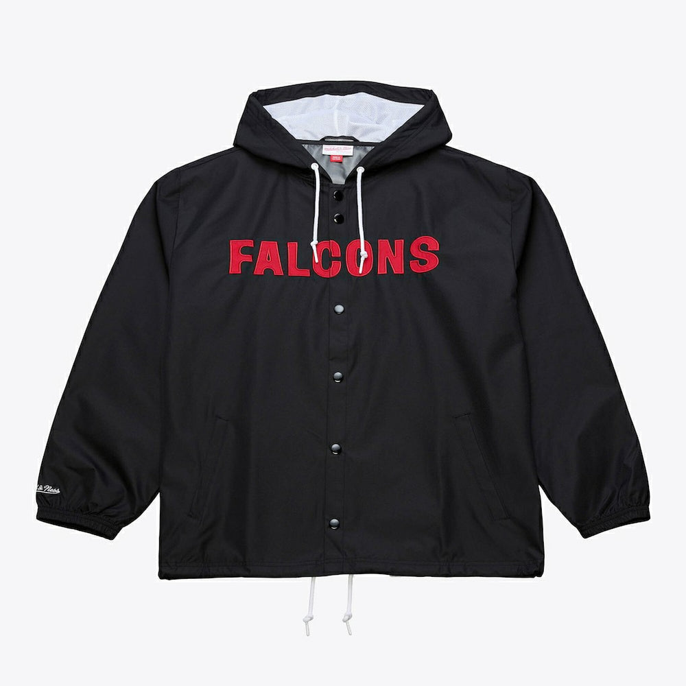 Coaches Full-Snap Hooded Windbreaker Jacket - Atlanta Falcons Jackets