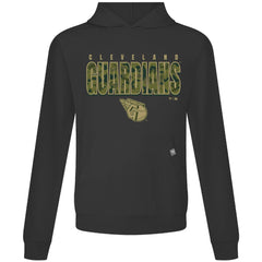 Black Cleveland Guardians Levelwear Relay Protect Pullover Hoodie
