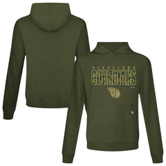 Green Cleveland Guardians Levelwear Relay Protect Pullover Hoodie