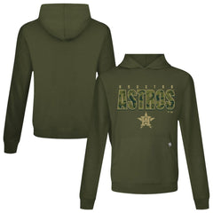 Green Houston Astros Levelwear Relay Protect Pullover Hoodie
