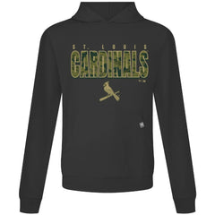 Black St. Louis Cardinals Levelwear Relay Protect Pullover Hoodie