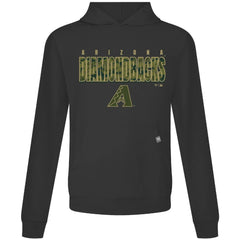 Black Arizona Diamondbacks Levelwear Relay Protect Pullover Hoodie