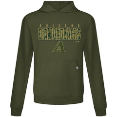 Green Arizona Diamondbacks Levelwear Relay Protect Pullover Hoodie