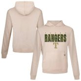 Khaki Texas Rangers Levelwear Relay Protect Pullover Hoodie