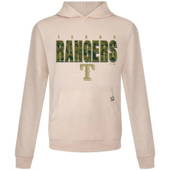 Khaki Texas Rangers Levelwear Relay Protect Pullover Hoodie