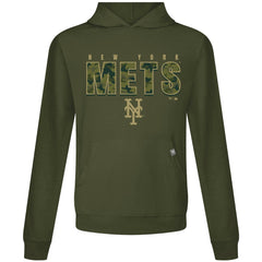 Green New York Mets Levelwear Relay Protect Pullover Hoodie
