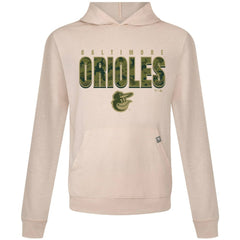 Khaki Baltimore Orioles Levelwear Relay Protect Pullover Hoodie