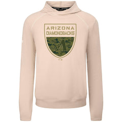 Khaki Arizona Diamondbacks Levelwear Mandate Buckler Tri-Blend Pullover Hoodie