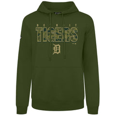 Green Detroit Tigers Levelwear Podium Protect Pullover Hoodie
