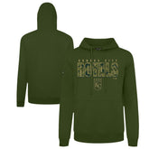 Green Kansas City Royals Levelwear Podium Protect Pullover Hoodie
