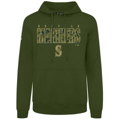 Green Seattle Mariners Levelwear Podium Protect Pullover Hoodie