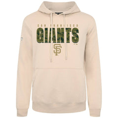 Khaki San Francisco Giants Levelwear Podium Protect Pullover Hoodie